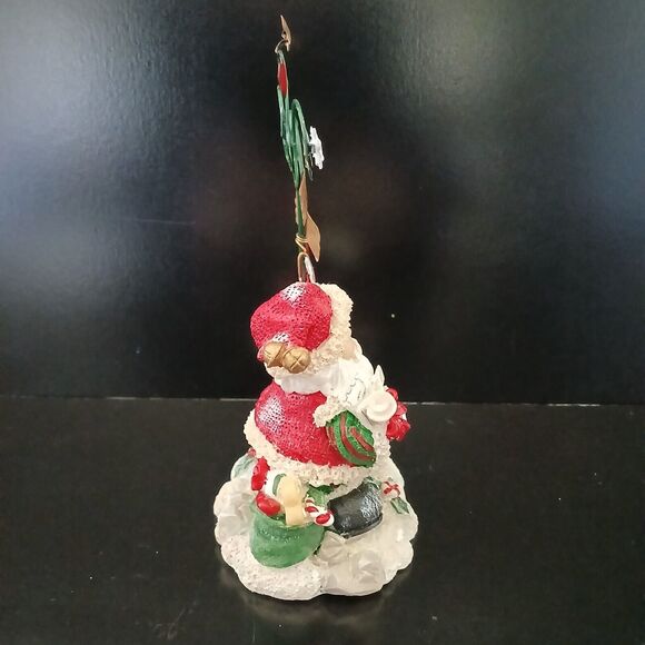 Christmas Card Holder Happy Noel Santa Decoration Wegmans Winter Traditions Gift - Picture 2 of 8